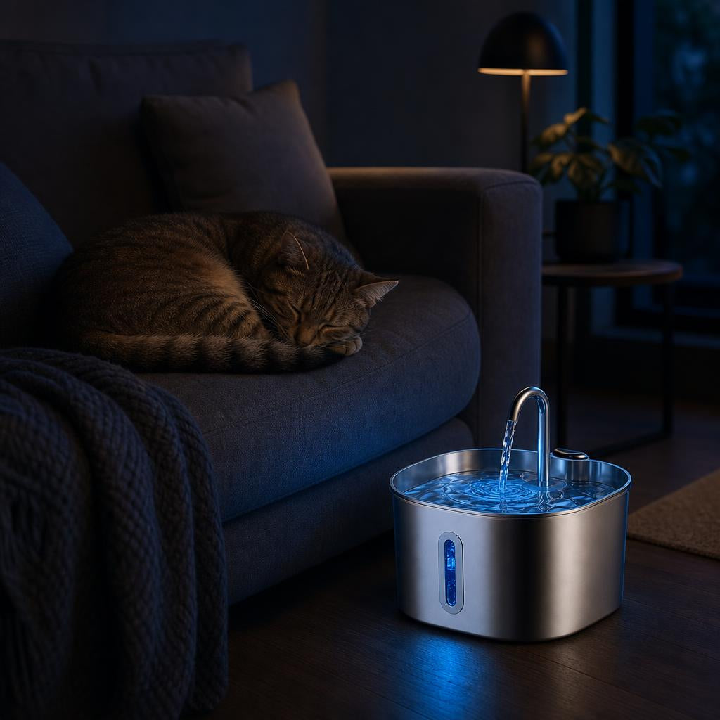 HydraLoop™ Fuente de Agua para Mascotas con Filtro de 4 Etapas 4